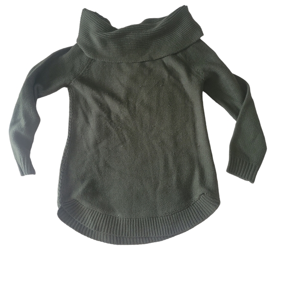 It's Our Time Green Wide Neck Sweater Size Medium - Picture 2 of 4
